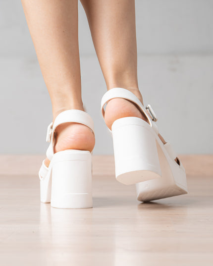 Sandalia Bartoni - Blanco