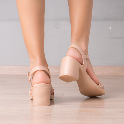 Sandalias de Vestir Mujer Billie - Nude