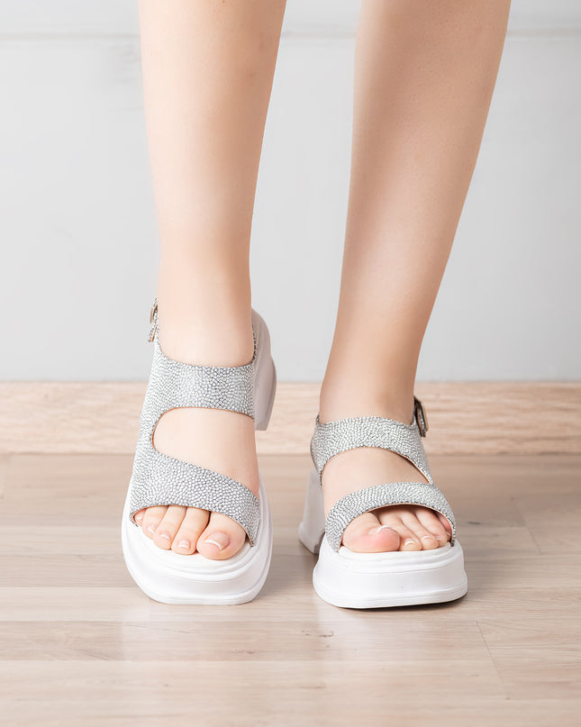 Sandalias Casuales Mujer Celebi - Blanco