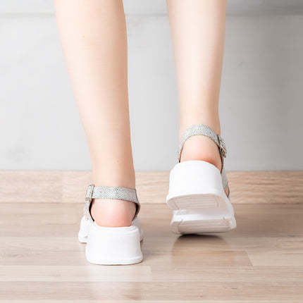Sandalias Casuales Mujer Celebi - Blanco