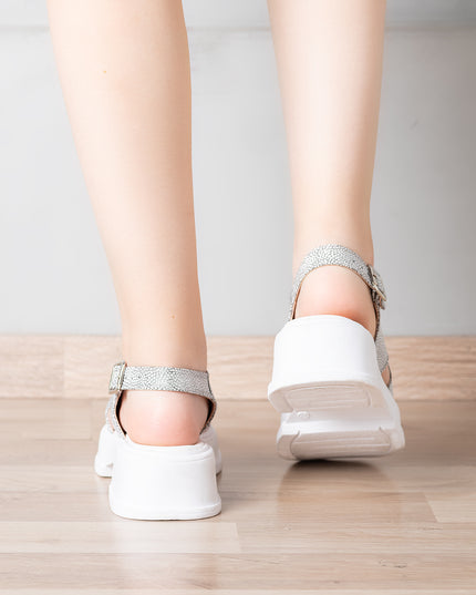 Sandalias Casuales Mujer Celebi - Blanco