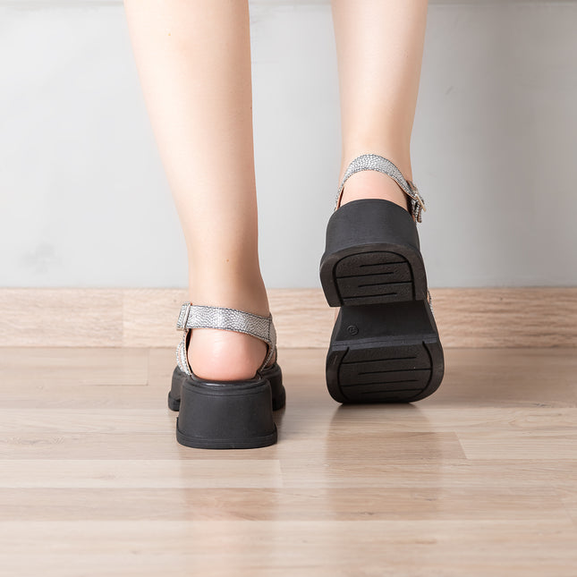 Sandalias Casuales Mujer Celebi - Negro