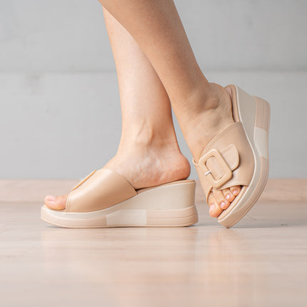 Sandalias Casuales Mujer Celiz - Beige