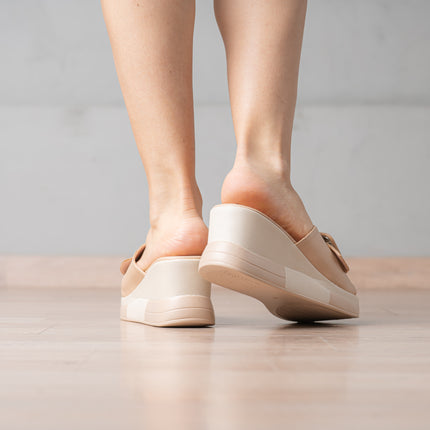 Sandalias Casuales Mujer Celiz - Beige