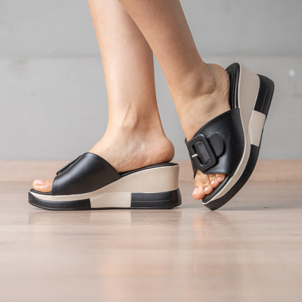 Sandalias Casuales Mujer Celiz - Negro