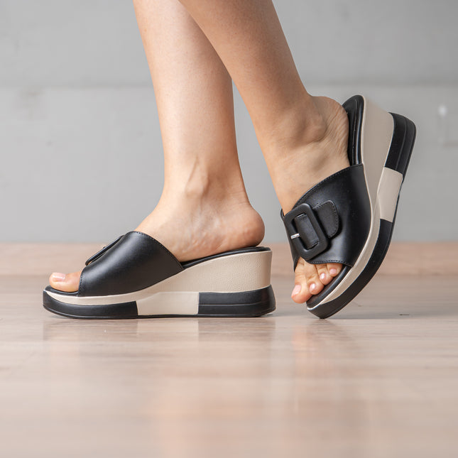 Sandalias Casuales Mujer Celiz - Negro