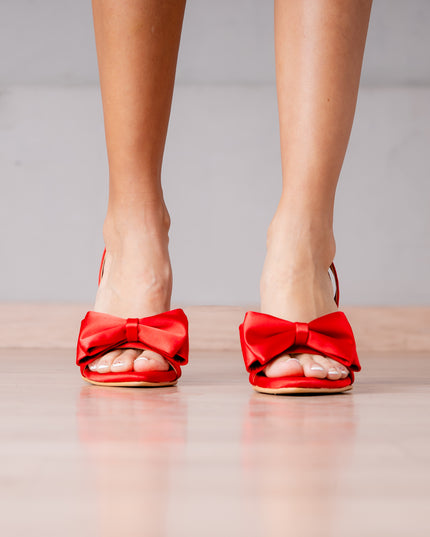 Sandalias de Vestir Mujer Coqueta - Rojo