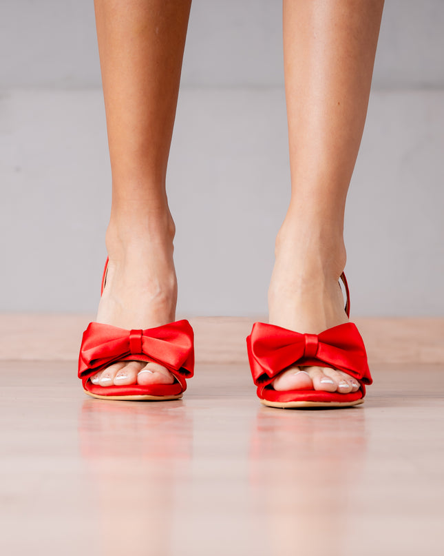 Sandalias de Vestir Mujer Coqueta - Rojo