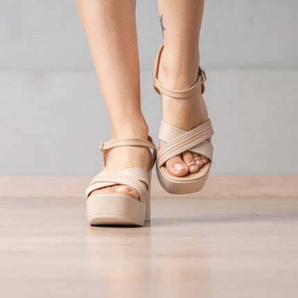 Sandalias de Vestir Mujer Danapeh - Beige