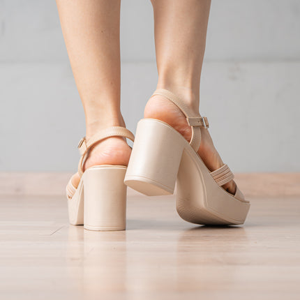 Sandalias de Vestir Mujer Danapeh - Beige