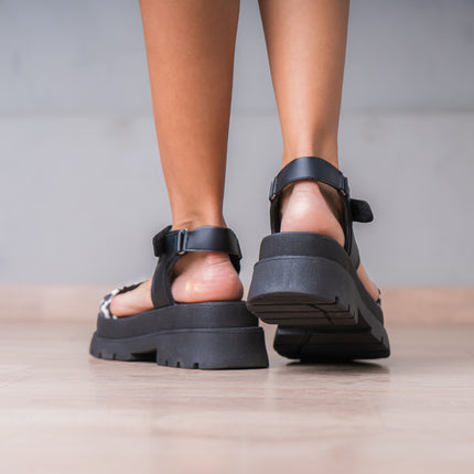 Sandalias Casuales Mujer Etche - Print Blanco