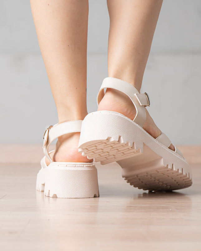 Sandalia Franchelli - Hueso