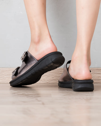 Sandalias Casuales Mujer Glitz - Plateado