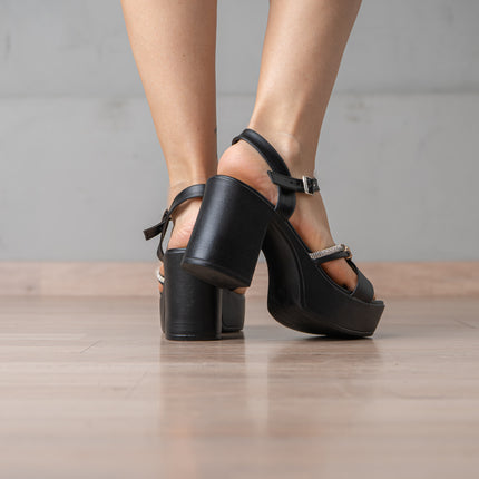 Sandalias de Vestir Mujer Gorrity - Negro