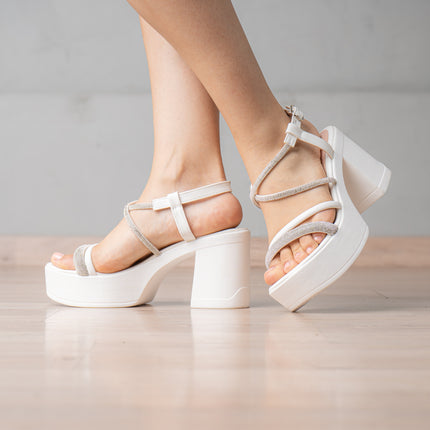 Sandalias de Vestir Mujer Isabell - Blanco