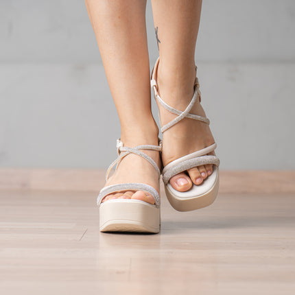 Sandalias de Vestir Mujer Isabell - Nude