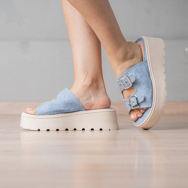 Sandalias Casuales Mujer Jovinah - Denim