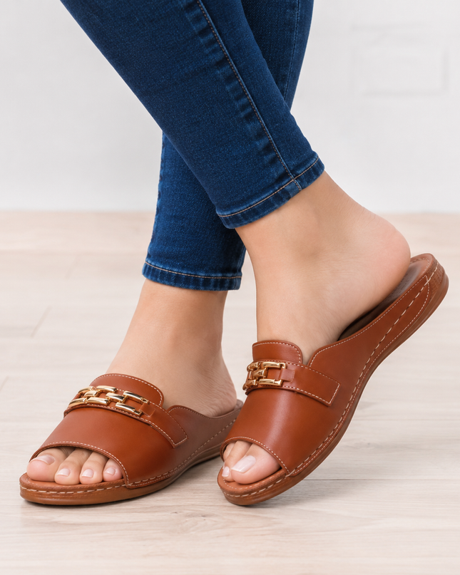 Sandalias Casuales Mujer Karker - Marron