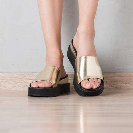 Sandalias Casuales Mujer Kira - Dorado