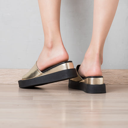 Sandalias Casuales Mujer Kira - Dorado