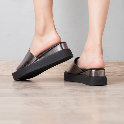 Sandalias Casuales Mujer Kira - Plateado