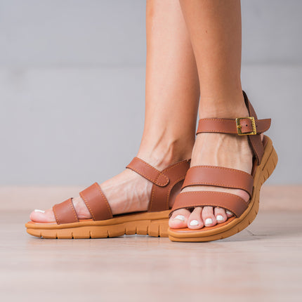 Sandalias Casuales Mujer Maldonado - Camel