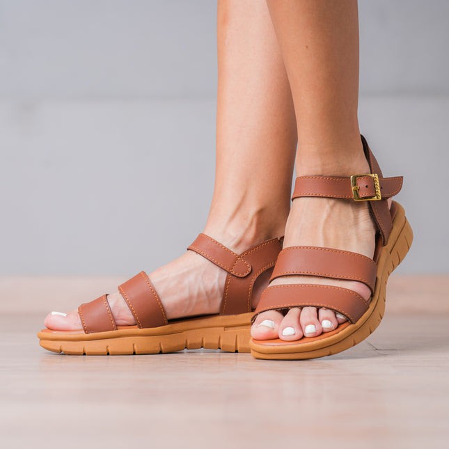 Sandalias Casuales Mujer Maldonado - Camel