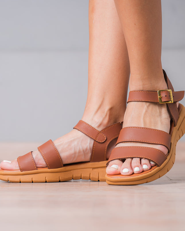 Sandalias Casuales Mujer Maldonado - Camel
