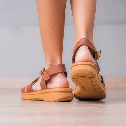 Sandalias Casuales Mujer Maldonado - Camel