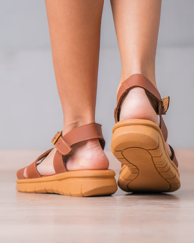 Sandalias Casuales Mujer Maldonado - Camel