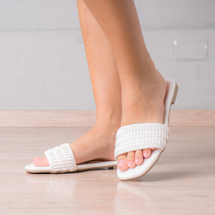 Sandalias Casuales Mujer Mihaela - Blanco