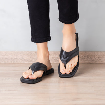 Sandalias Casuales Mujer Nicole - Negro