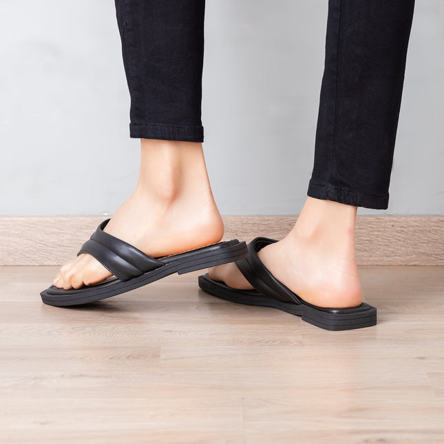 Sandalias Casuales Mujer Nicole - Negro