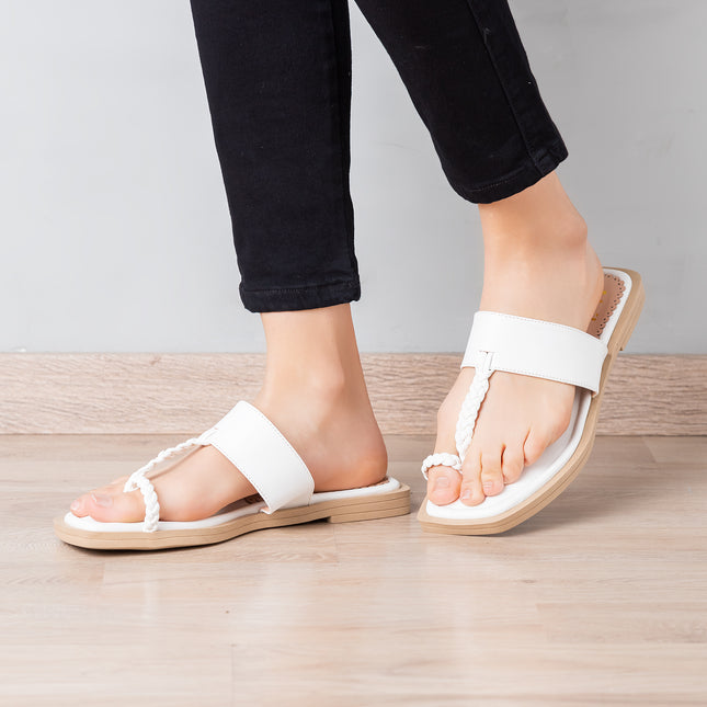 Sandalias Casuales Mujer Payton - Blanco