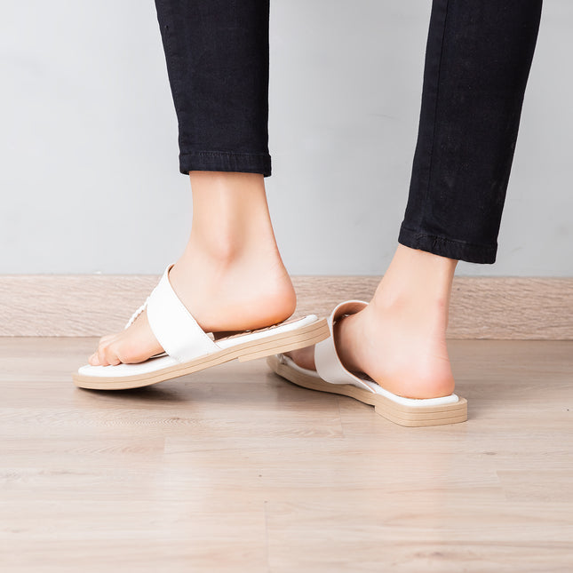 Sandalias Casuales Mujer Payton - Blanco