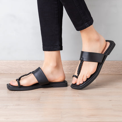 Sandalias Casuales Mujer Payton - Negro