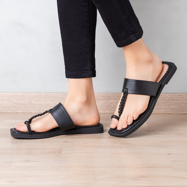 Sandalias Casuales Mujer Payton - Negro