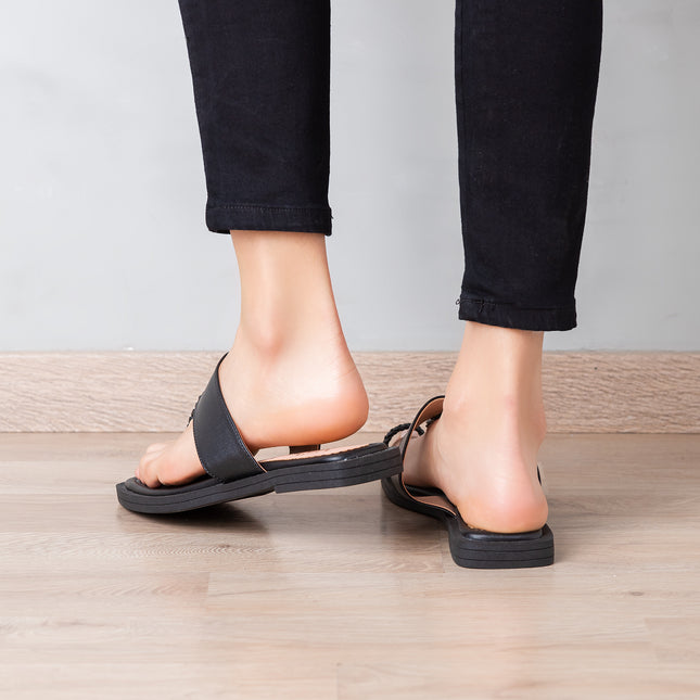 Sandalias Casuales Mujer Payton - Negro