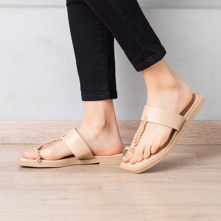 Sandalias Casuales Mujer Payton - Nude
