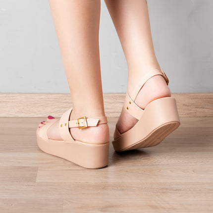 Sandalias Mujer Peves - Nude