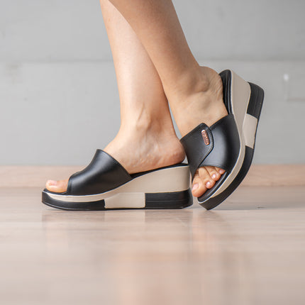Sandalias Casuales Mujer Pritih - Negro