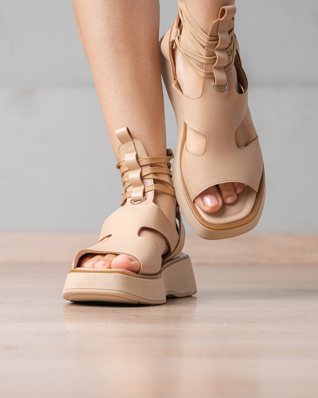 Sandalia Querry - Beige