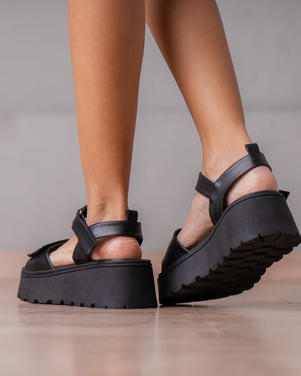 Sandalias Casuales Mujer Reynalda - Negro