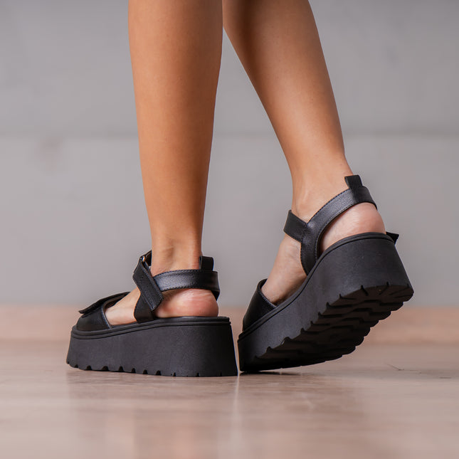 Sandalias Casuales Mujer Reynalda - Negro