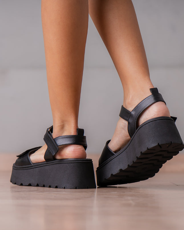 Sandalias Casuales Mujer Reynalda - Negro