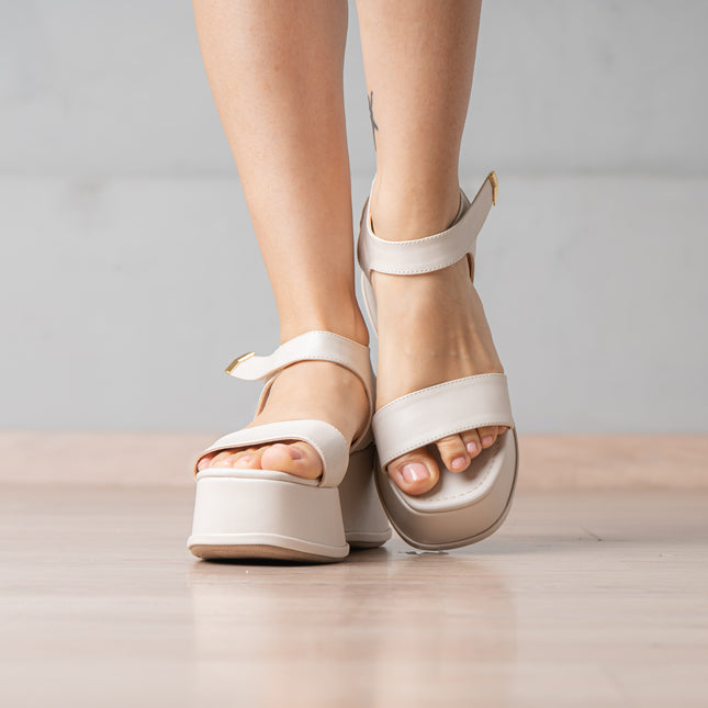 Sandalias Casuales Mujer Robina - Nude