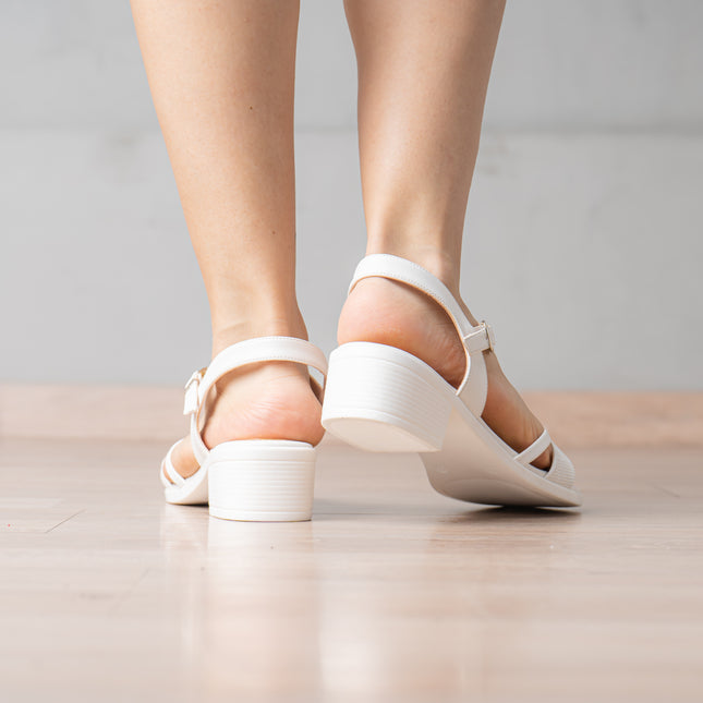Sandalias Casuales MujerRocio - Blanco