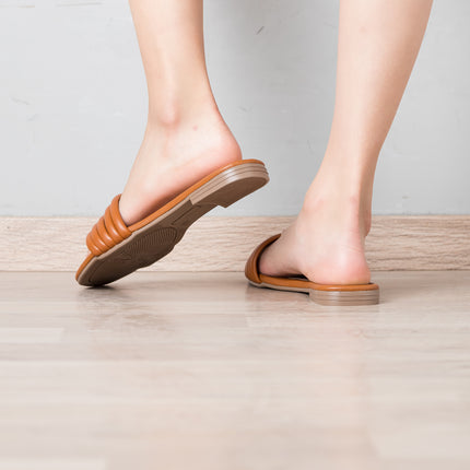 Sandalias Casuales Mujer Roller - Camel