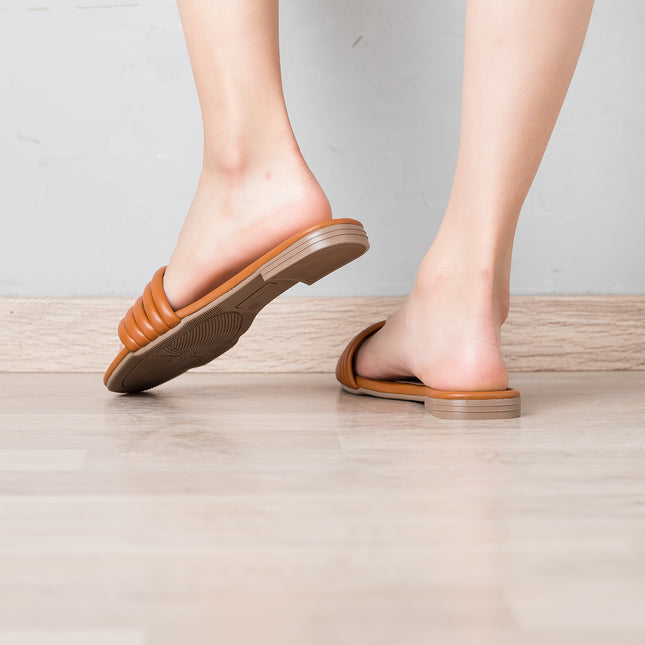 Sandalias Casuales Mujer Roller - Camel