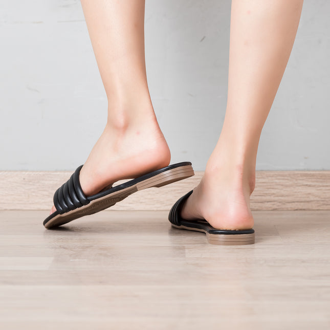 Sandalias Casuales Mujer Roller - Negro